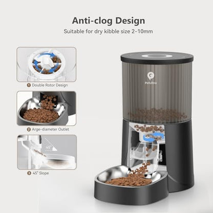 PETULTRA Automatic Cat Feeder: 4L Timed Cats Food Dispenser Programmable - Image 4