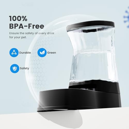Gardner Pet 1.0Gal Gravity Automatic Dog Water Bowl Dispenser 100% BPA Free(Black) - Image 5