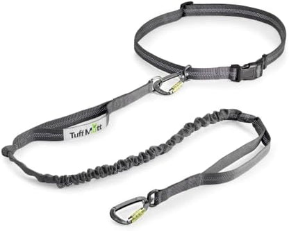Tuff Mutt Waist Hands Free Dog Leash for Walking Running Hiking by TuffMutt