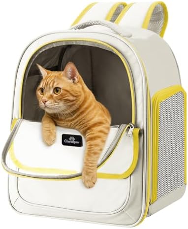 Cat Carrier Backpack Breathable Mesh Window for Small Cat Dog Under 13 lbs by Unknown