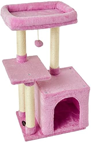 Cute Cat Tree Kitten Cat Tower Condo Cat Furniture Sisal Scratching Posts P by FISHNAPthemeaningisthatcatliketoeatfishandhaveanaphopeyourbabylikeit