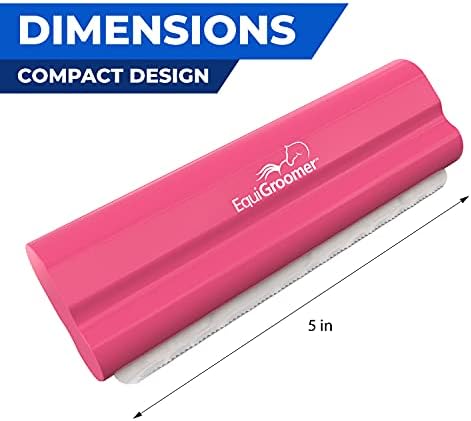 EquiGroomer 5-Inch Undercoat Deshedding Brush for Dogs & Cats, Pink - Image 3