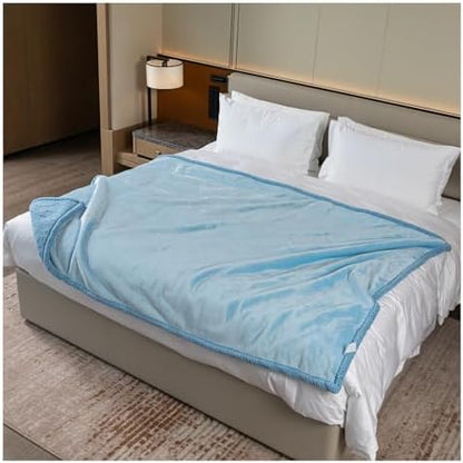 Blue Pet Blankets for Dogs Reversible Waterproof Pets Bed Cover Puppy Cat Blankets Leakproof Sofa Couch Washable Covers Doggie Beds Mats for Warm-Lake Blue,XL by Unknown