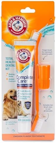 Arm and Hammer Complete Care Dog Dental Kit, Chicken Flavor, 2.5 Oz by ArmHammer