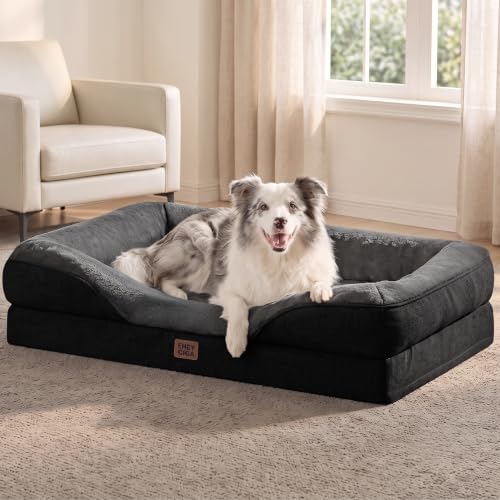 EHEYCIGA Orthopedic XL Dog Bed for Large Dog, Memory Foam Dog Couch by EHEYCIGA