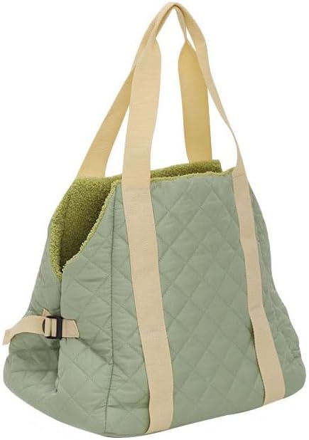 2-in-1 Convertible Pet Carrier & Bed, Soft-Sided Portable Travel Tote with Safety Tether, Pet Car Seat, for Small Dogs & Cats, Soft Plush Inner Lining, Ideal for Car Travel, Shopping by Unknown