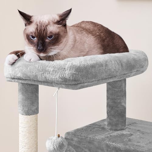 Yaheetech 36in Cat Tree Tower with Large Perch for Senior Kittens - Image 6
