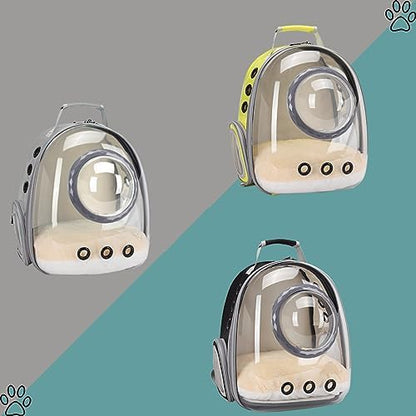 Bubble Cat Carrier Backpack, Transparent Pet Carrier Backpack for Small Puppy and Bunny, Space Capsule Bubble Cat Backpack Carrier, Airline Approved - Image 5