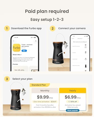 Furbo 360° Cat Camera [Paid Plan Required to Activate] - Image 4