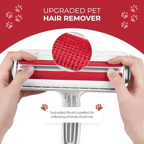 Pet Hair Remover Roller – Reusable Multi-Surface Lint Roller for Dog & Cat Fur on Furniture, Couch, Carpet, Bedding, Clothes & Car Seats – Eco-Friendly, Portable Hair Removal Cleaning tool for Home - Image 7