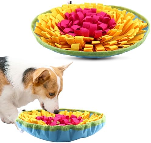 Snuffle Mat for Dogs & Cats, Adjustable Puzzle Toy Slow Feeder by Unknown