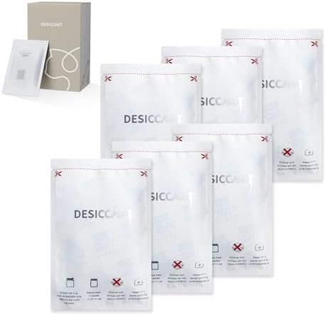 6 Packs Pet Food Desiccant Bag, Replacement Desiccant for Automatic Pet Feeder, Moisture Absorbing Pack for Cat Dry Food Storage, Helps Keep Food Fresh & Dry, Recommended Monthly Replacement by DUDUPET