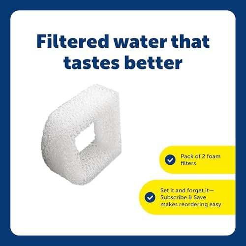 PetSafe Drinkwell Replacement Foam Filters, 2 Pack, Ceramic/Steel Fountains - Image 3