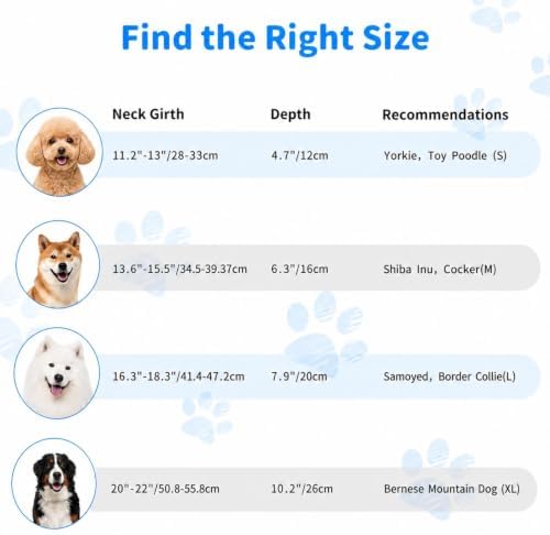 Soft Dog Cone Collar to Stop Licking, Recovery Collar After Surgery, M - Image 2