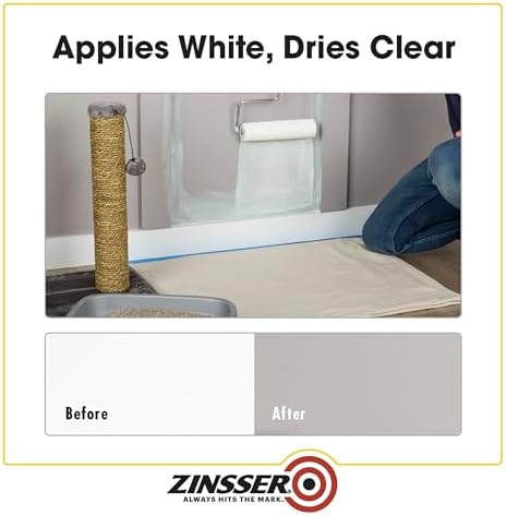 Rust-Oleum Zinsser 307648 Odor Killing Primer, White, Quart - Image 6