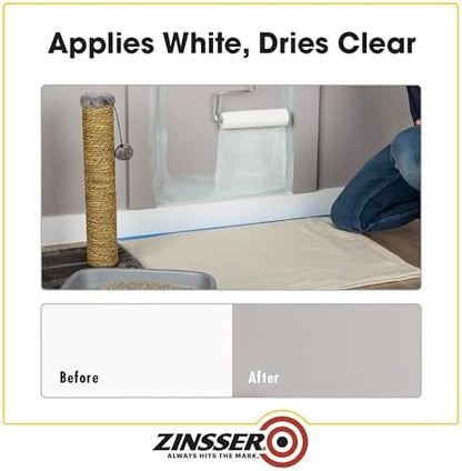Rust-Oleum Zinsser 307648 Odor Killing Primer, White, Quart - Image 6