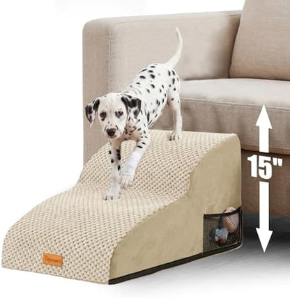 Topmart High Density Extended Foam Dog Ramp&Steps 2 Tiers by Topmart