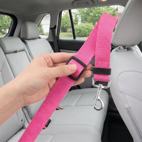 BLMHTWO 4PCS Dog Seat Belt, Adjustable Dog Car Harness - Image 5