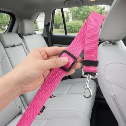 BLMHTWO 4PCS Dog Seat Belt, Adjustable Dog Car Harness - Image 5
