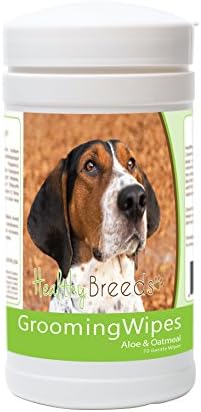 Healthy Breeds Treeing Walker Coonhound Grooming Wipes 70 Count by HealthyBreeds
