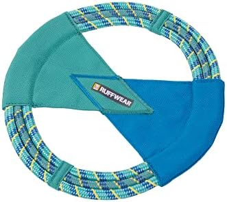 Ruffwear, Pacific Ring Dog Toy, Fetch and Tug, Aurora Teal by RuffwearInc