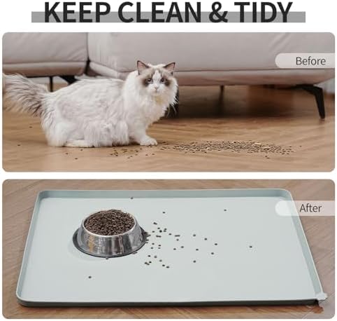 Reopet Silicone Pet Feeding Mat - Waterproof & Non-Slip Dog Cat Placemat - Image 6