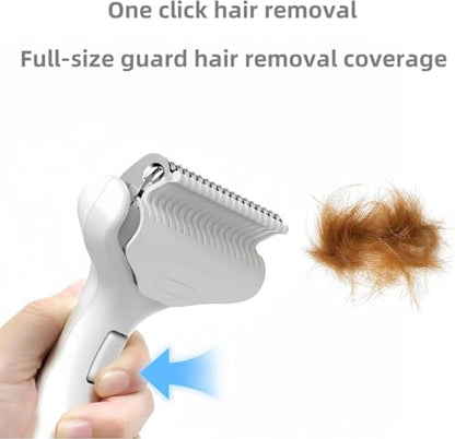 Undercoat Rake for Dogs & Cats, Self‑Clean Deshedding Brush, Dematting Comb - Image 2