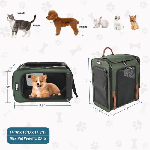 EliteField Deluxe Backpack Pet Carrier for Cats and Dogs (3-Year Warranty) - Image 4