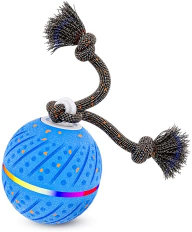 Smart Interactive Dog Toys Ball for Aggressive Chewers Medium Large,E-TPU by Sankell