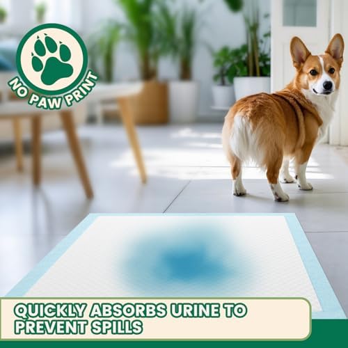 IMMCUTE Heavy Duty Puppy Pads 50 Count, 30"x28" Extra Large Dog Pee Pads – 7-Layer Thick & Tear-Resistant, Super Absorbent, Leakproof, Quick-Dry, Disposable Training Pads for Dogs & Cats - Image 6