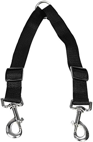 No Tangle Dog Leash Coupler, Dual Double Dog Adjustable Splitter Lead Sturdy Walker Trainer Leash for Two Dogs… by STGOOD