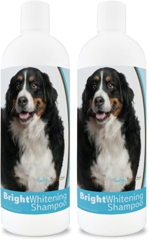Healthy Breeds Bernese Mountain Dog Bright Whitening Shampoo 12 oz (Pack of 2) by HealthyBreeds
