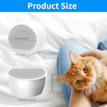 18 pcs Dog and Cat Water Fountain Filter Replacement Carbon Filters Compatible with PetSafe Drinkwell Filters - Image 2
