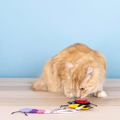 Fringe Studio Living THE Bug Life, Small Plush Cat Toy, 3PCS Set, PetShop Collection (904041) - Image 3