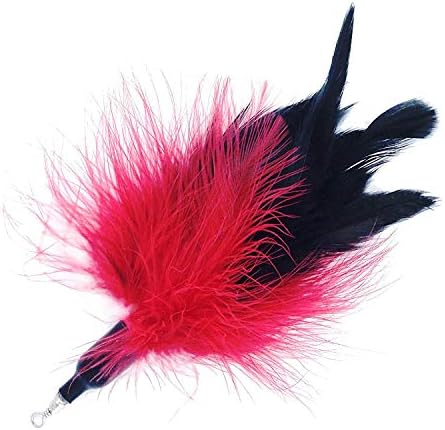 Pet Fit for Life Retractable Interactive Cat or Kitten Wand with 2 Feathers and 1 Soft Furry Combo - Image 3