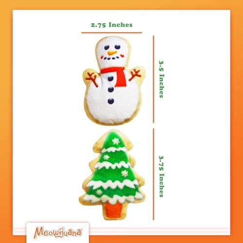 Meowijuana Holiday Cat Toy Bundle | Eggnog & Frosted Sugar Cookies Plush - Image 4
