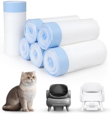 120 Count Cat Litter Box Liners for Neakasa and PetPivot Open Automatic Litter Boxes, 3-4 Gallons of Capacity, Heavy Duty Cat Litter Box Liners by Unknown