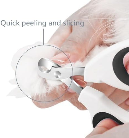 Cats & Dogs Pets Nail Clippers & Trimmers Rabbit Nail Clippers cat Nail Clippers for Indoor Cats cat Claw Clippers with Safety Guard Professional Grooming Tool for Cat Kitten - Image 4