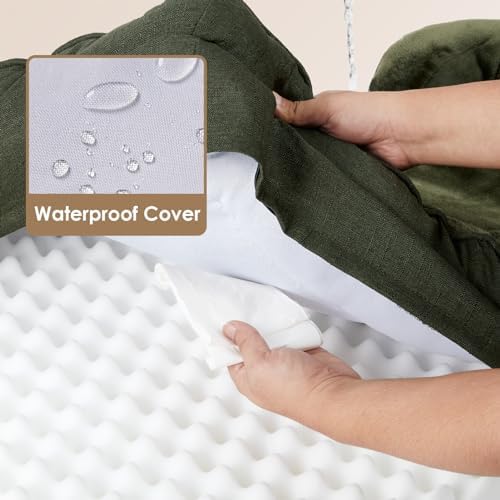 EHEYCIGA Orthopedic Dog Beds Large Sized Dog, Waterproof Washable Pet Bed - Image 3