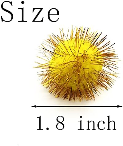 60 Pcs 1.8 Inch Cat Ball Toys, Random Color - Image 2