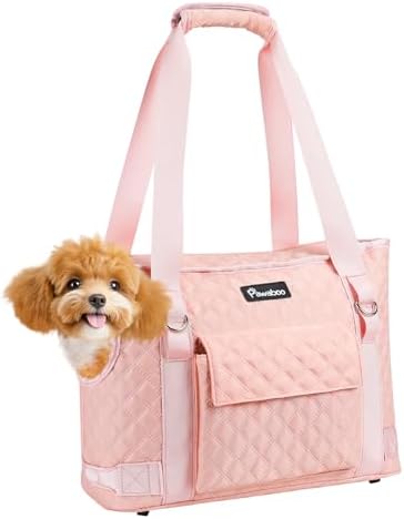 Pawaboo Dog Purse Carrier for Small Dogs with Pocket,Up to 11Lbs by Pawaboo