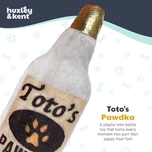 Huxley & Kent Plush Crinkle Catnip Cat Toy, Toto's Pawdka - Image 2