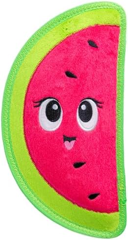 Outward Hound Tough Skinz Durable Chew Squeaky Dog Toy, Watermelon, 9.8" by OutwardHound