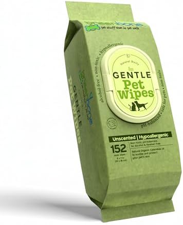 Greenbone Gentle Pet Wipes Unscented 150 Wipes by Greenberry