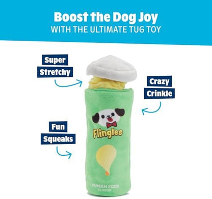 BarkBox Flingles Can Dog Toy - Toy for Small to Medium Dogs - Image 4