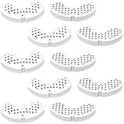 10 Packs Charcoal Water Filter Replacement for Pioneer Pet Compatible with Ceramic & Stainless Steel Raindrop Fountains by ITSPUREEXPERT