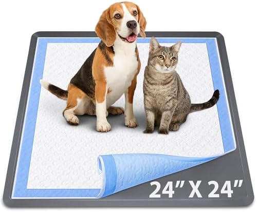 Dog Pee Pad Holder - Fits Up to 24” x 24” Pee Pad - 1 Pack - Dark Grey by Skywin