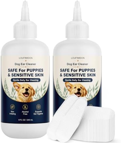 2 x 8 Fl Oz Dog Ear Cleaner Wax Removal by Unknown