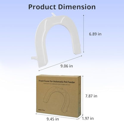 Front Cover for Automatic Microchip Cat Pet Feeder - Prevents Persistent Pet from Getting Food from The Front of The Feeder - Image 6