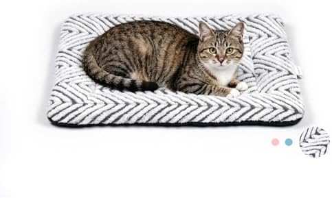 Mora Pets Cat Beds for Indoor Cats Washable Cat Mat Bed Flat Dog Crate Pad by MoraPets